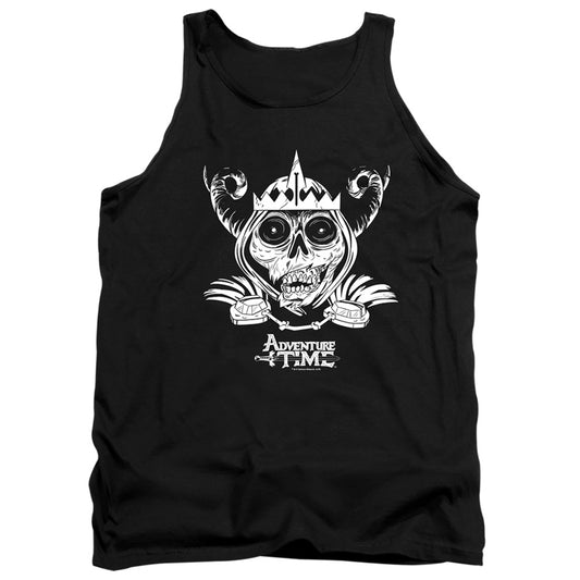 Adventure Time - Skull Face - Adult Tank - Black