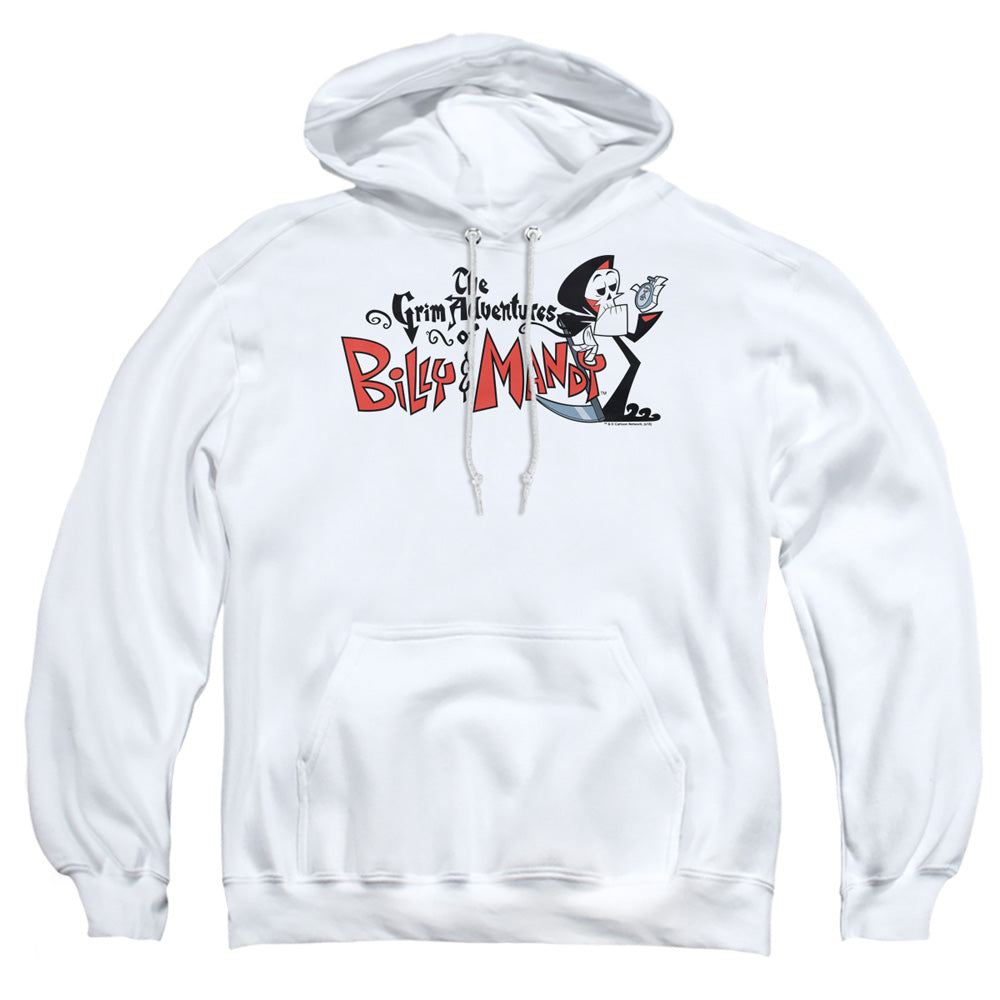 Billy & Mandy - Logo - Adult Pull-over Hoodie - White