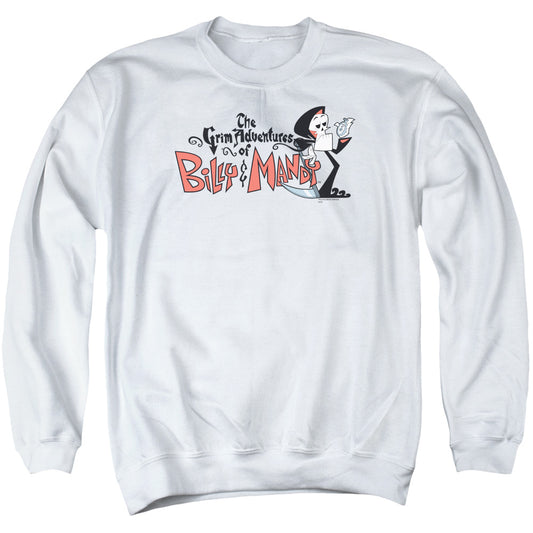 Billy & Mandy - Logo - Adult Crewneck Sweatshirt - White
