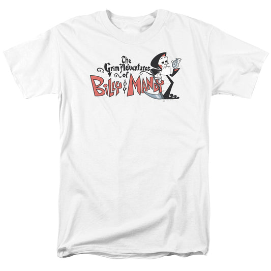 Billy & Mandy - Logo - Short Sleeve Adult 18/1 - White T-shirt