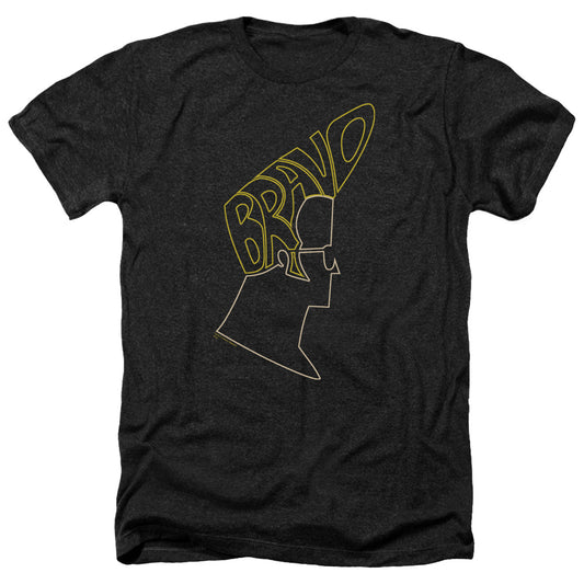 Johnny Bravo - Bravo Hair - Adult Heather-black