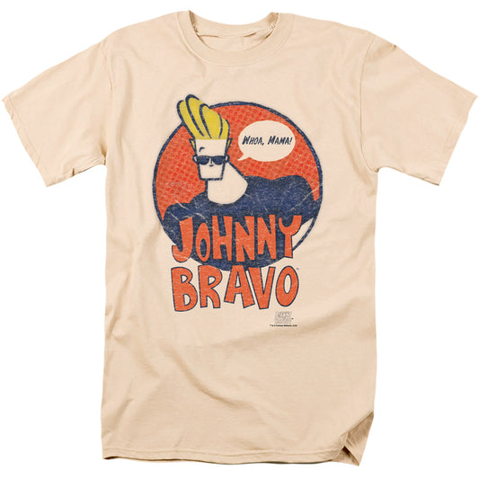 Johnny Bravo - Wants Me - Short Sleeve Adult 18/1 - Cream T-shirt