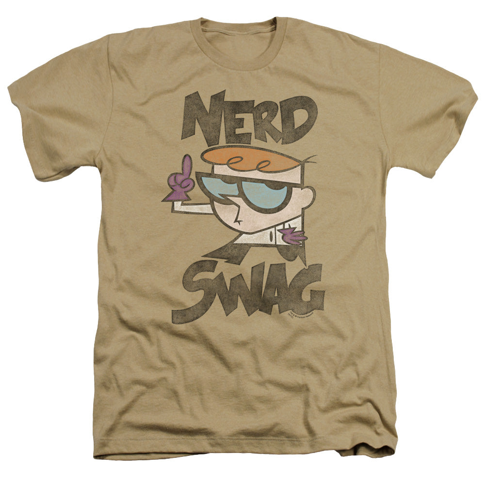 Dexters Laboratory - Nerd Swag - Adult Heather - Sand