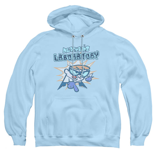 Dexters Laboratory - What Do You Want - Adult Pull-over Hoodie - Light Blue