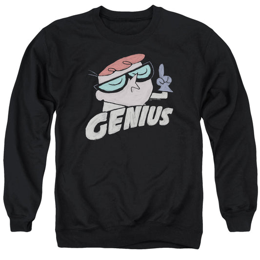 Dexters Laboratory - Genius - Adult Crewneck Sweatshirt - Black
