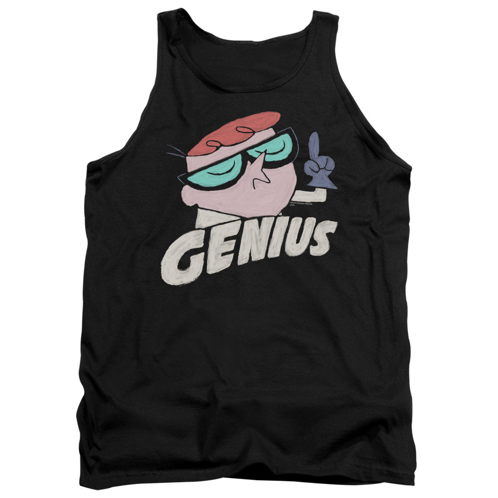 Dexters Laboratory Genius - Adult Tank - Black