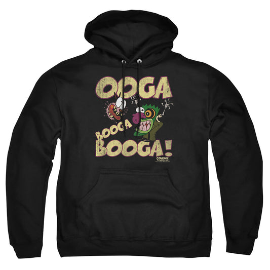 Courage - Ooga Booga Booga - Adult Pull-over Hoodie - Black