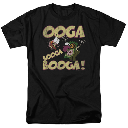 Courage - Ooga Booga Booga - Short Sleeve Adult 18/1 - Black T-shirt