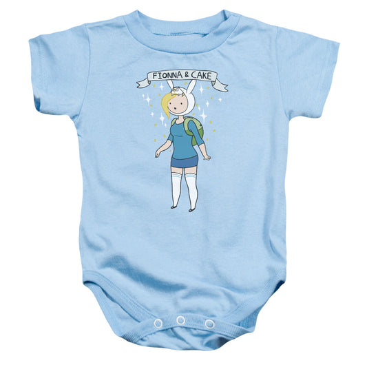 Adventure Time - Fionna & Cake-infant Snapsuit - Light Blue