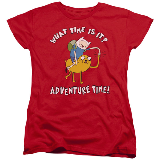 Adventure Time - Ride Bump - Short Sleeve Womens Tee - Red T-shirt