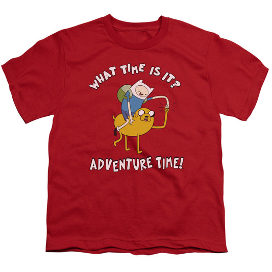 Adventure Time - Ride Bump - Short Sleeve Youth 18/1 - Red T-shirt