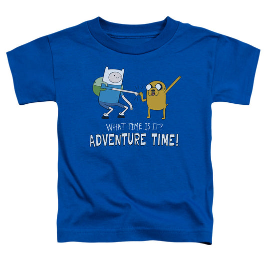 Adventure Time - Fist Bump - Short Sleeve Toddler Tee - Royal Blue T-shirt
