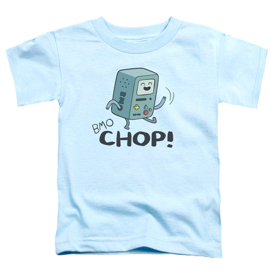 Adventure Time - Bmo Chop - Short Sleeve Toddler Tee - Light Blue T-shirt