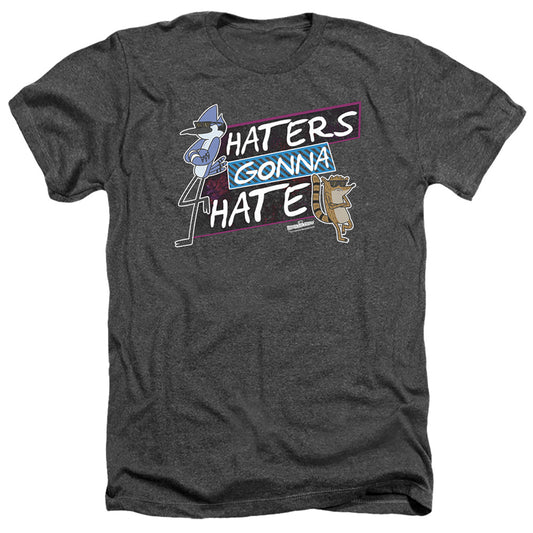 Regular Show - Haters Gonna Hate - Adult Heather-black