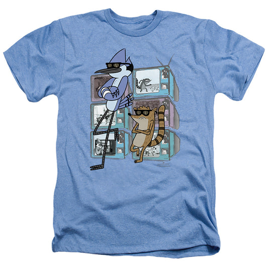 Regular Show - Tv Too Cool - Adult Heather - Light Blue
