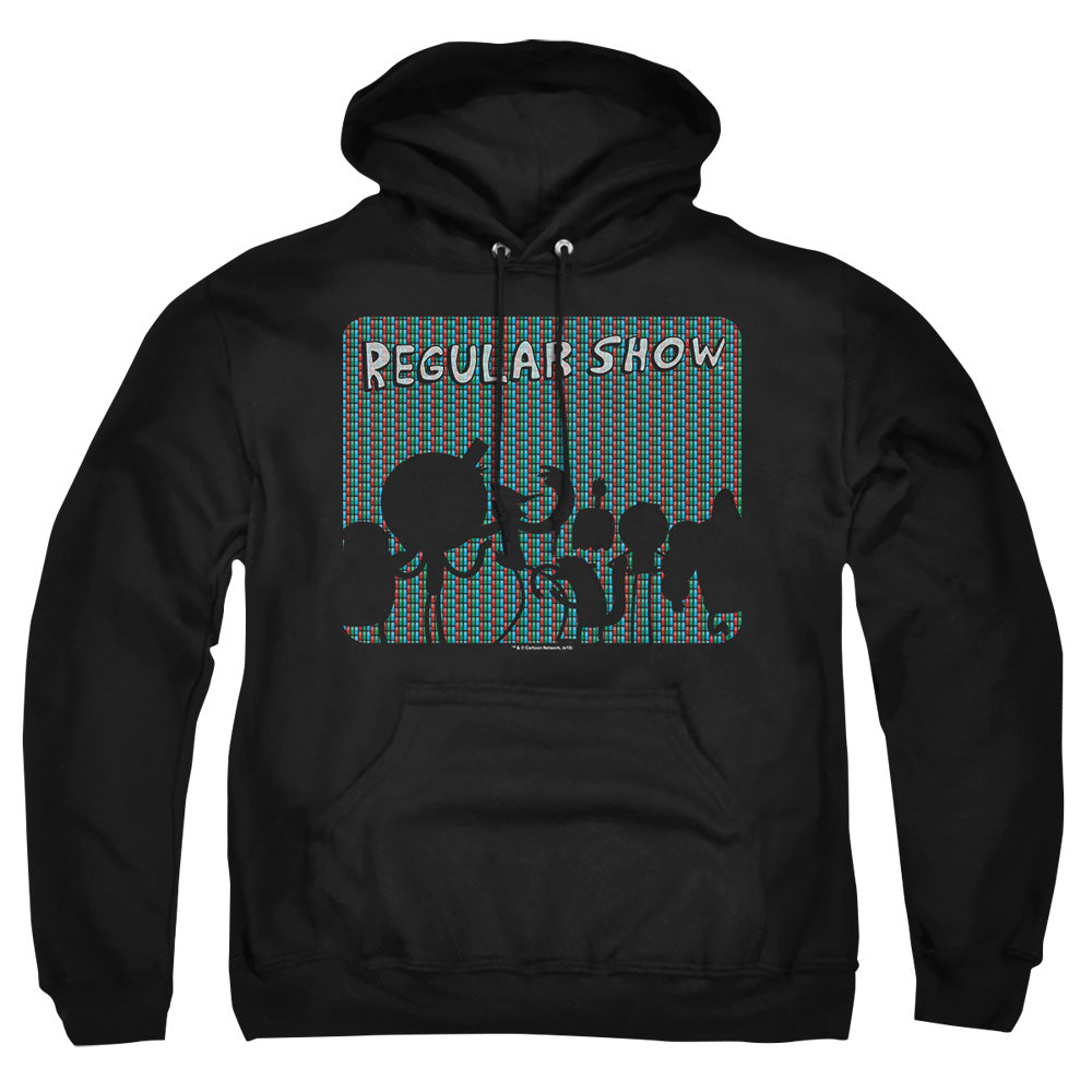 Regular Show - Rgb Group - Adult Pull-over Hoodie - Black