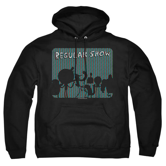 Regular Show - Rgb Group - Adult Pull-over Hoodie - Black
