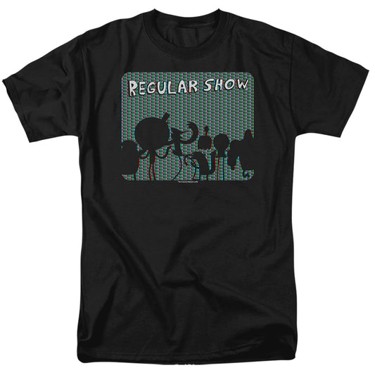 Regular Show - Rgb Group - Short Sleeve Adult 18/1 - Black T-shirt