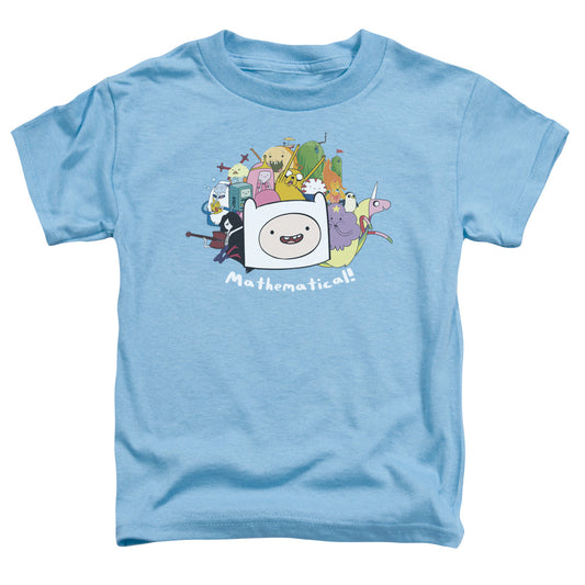 Adventure Time - Mathematical - Short Sleeve Toddler Tee - Carolina Blue T-shirt