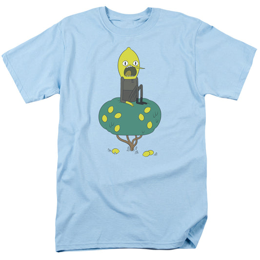 Adventure Time - Lemongrab - Short Sleeve Adult 18/1 - Light Blue T-shirt