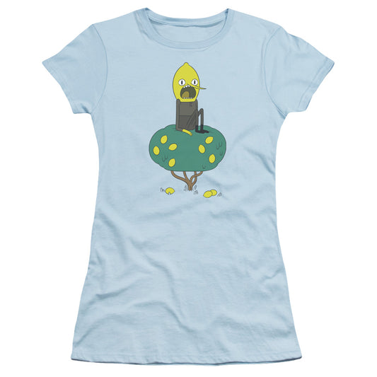 Adventure Time - Lemongrab - Short Sleeve Junior Sheer - Light Blue T-shirt
