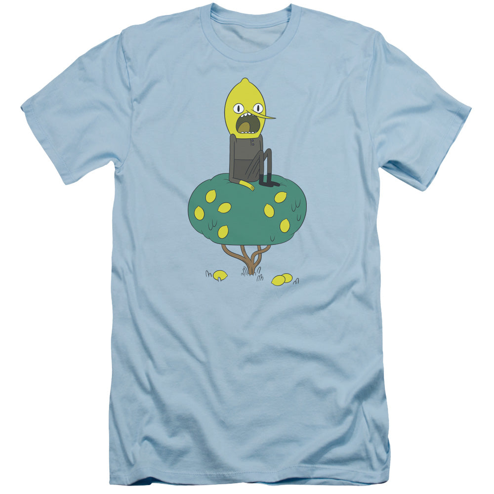 Adventure Time - Lemongrab - Short Sleeve Adult 30/1 - Light Blue T-shirt