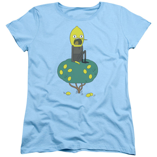 Adventure Time - Lemongrab - Short Sleeve Womens Tee - Light Blue T-shirt