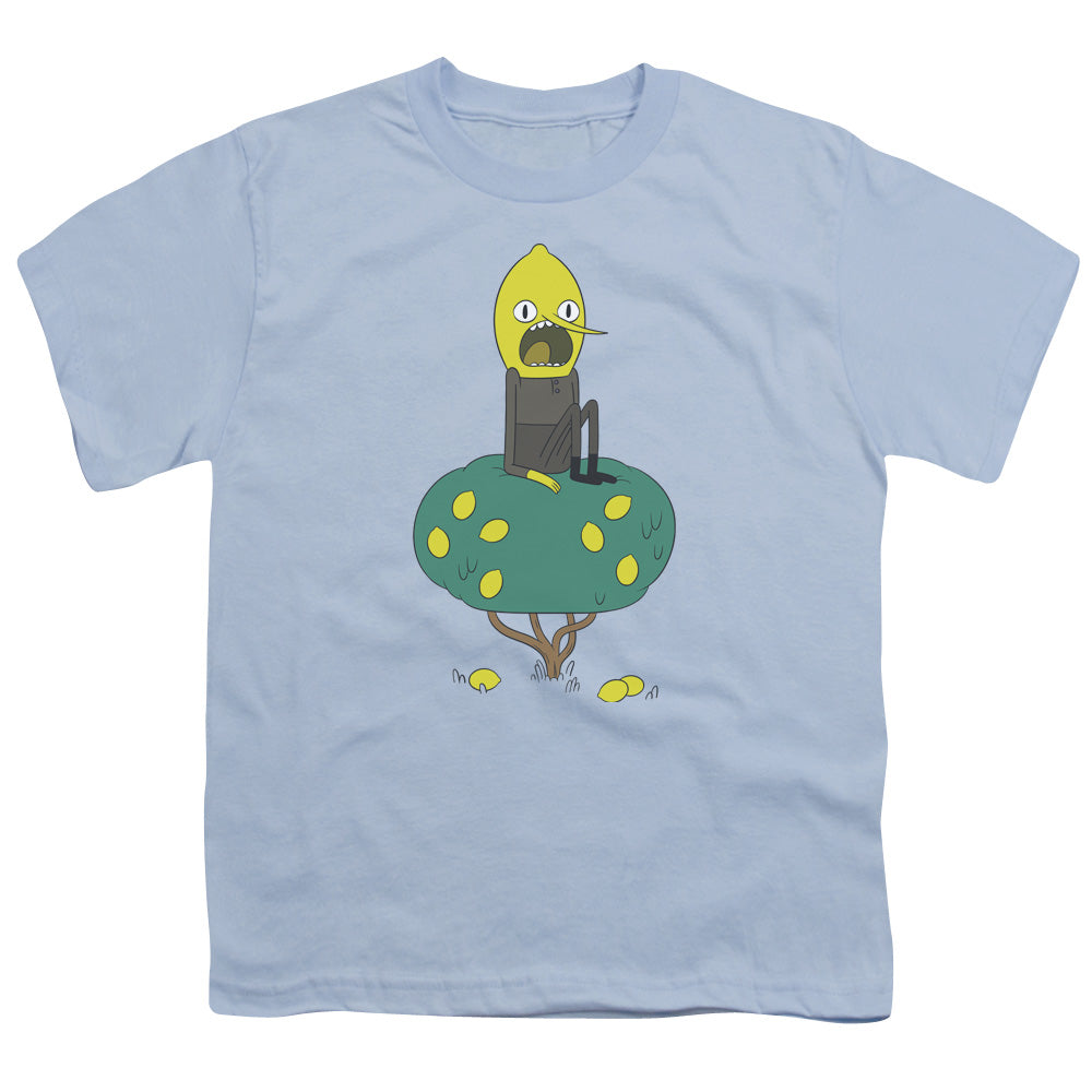 Adventure Time - Lemongrab - Short Sleeve Youth 18/1 - Light Blue T-shirt
