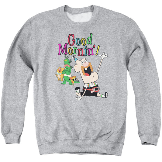 Uncle Grandpa - Good Mornin - Adult Crewneck Sweatshirt - Athletic Heather