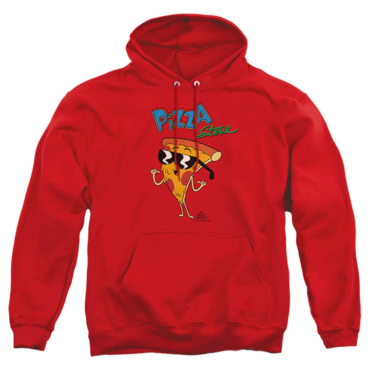 Uncle Grandpa - Pizza Steve - Adult Pull-over Hoodie - Red