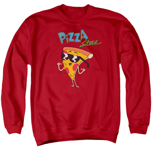 Uncle Grandpa - Pizza Steve - Adult Crewneck Sweatshirt - Red