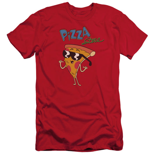 Uncle Grandpa - Pizza Steve - Short Sleeve Adult 30/1 - Red T-shirt