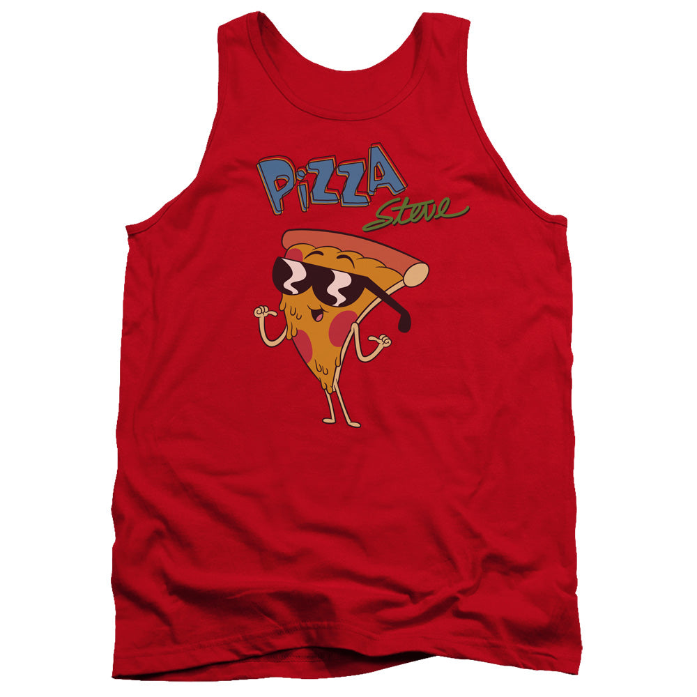 Uncle Grandpa - Pizza Steve - Adult Tank - Red