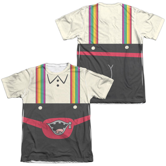 Uncle Grandpa - Lederhosen (Front/back Print) - Adult Poly/cotton Short Sleeve Tee - White T-shirt