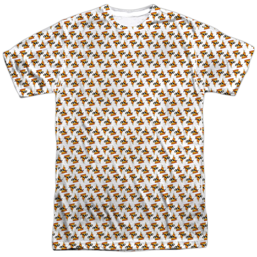 Uncle Grandpa - Pizzas - Short Sleeve Adult Poly Crew - White T-shirt