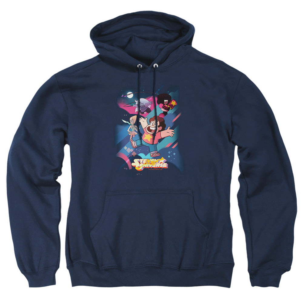 Steven Universe - Group Shot - Adult Pull-over Hoodie - Navy