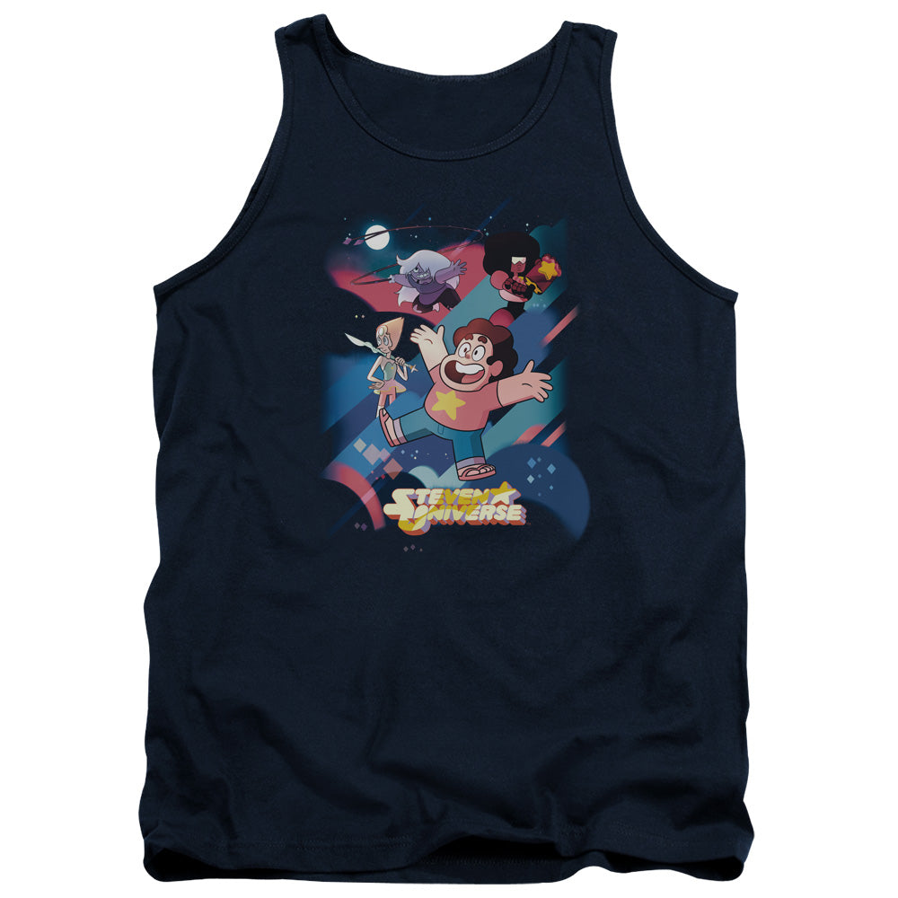 Steven Universe - Group Shot - Adult Tank - Navy