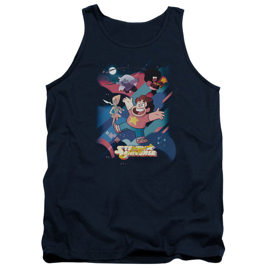 Steven Universe - Group Shot - Adult Tank - Navy