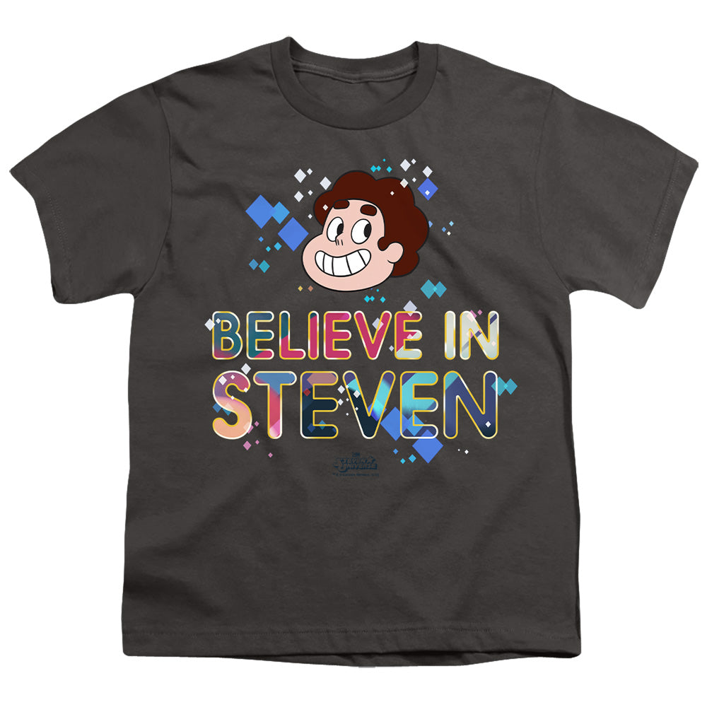 Steven Universe - Believe - Short Sleeve Youth 18/1 - Royal Blue T-shirt