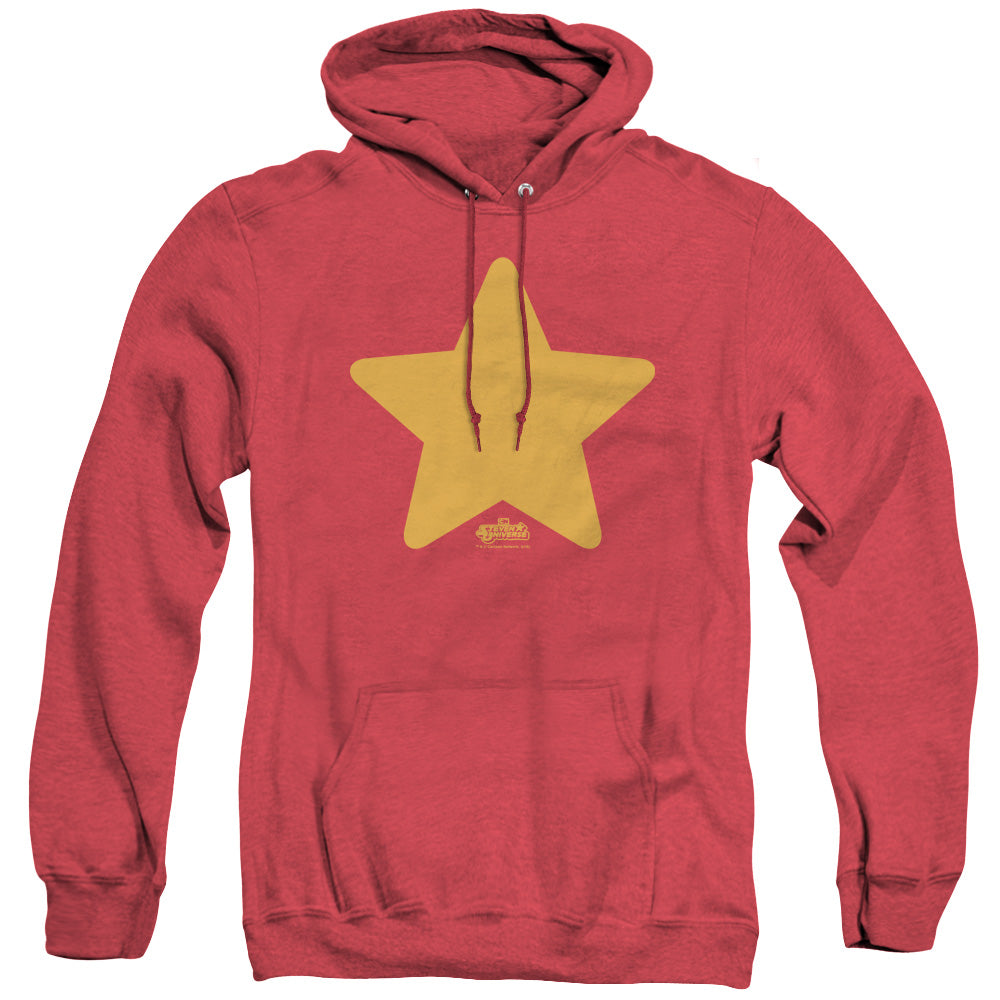 Steven Universe - Star - Adult Heather Hoodie - Red