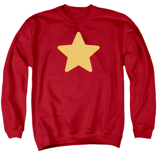 Steven Universe - Star - Adult Crewneck Sweatshirt - Red