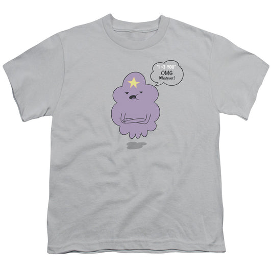 Adventure Time - Lsp Omg - Short Sleeve Youth 18/1 - Silver T-shirt