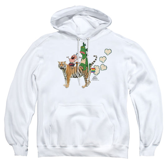 Uncle Grandpa - Fart Hearts - Adult Pull-over Hoodie - White