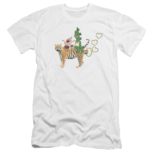 Uncle Grandpa - Fart Hearts-hbo Short Sleeve Adult 30/1 - White T-shirt