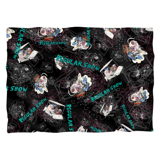 Regular Show - Golf Cart Ride - Pillow Case - White