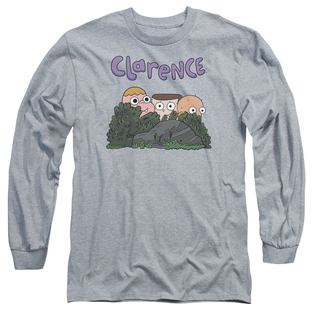 Clarence - Gang - Long Sleeve Adult 18/1 - Athletic Heather T-shirt