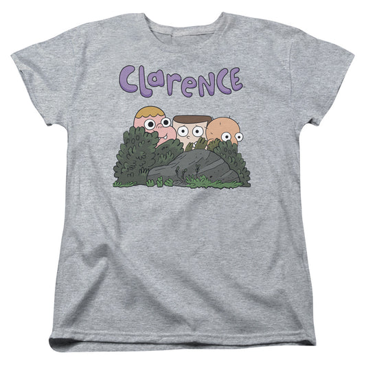 Clarence - Gang - Short Sleeve Womens Tee - Athletic Heather T-shirt