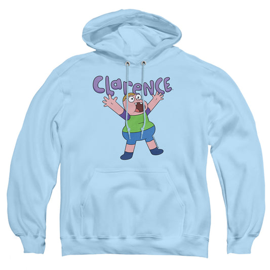 Clarence - Whoo - Adult Pull-over Hoodie - Light Blue