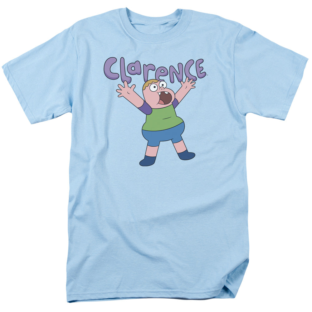Clarence - Whoo - Short Sleeve Adult 18/1 - Light Blue T-shirt