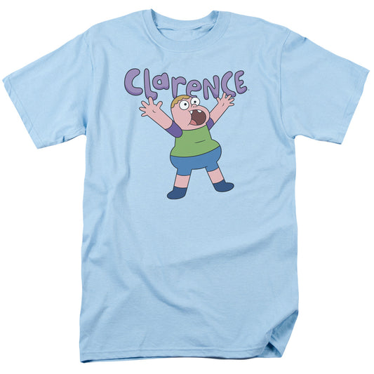 Clarence - Whoo - Short Sleeve Adult 18/1 - Light Blue T-shirt